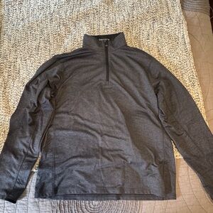 Greyson Charcoal Herringbone Pullover